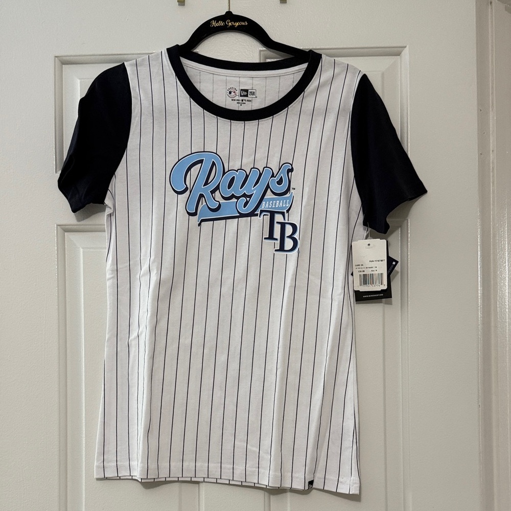 New Era Women’s Rays Jersey - White and Navy